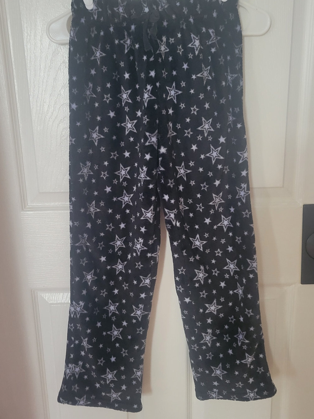 Kids Black Star Print Pajama Pants